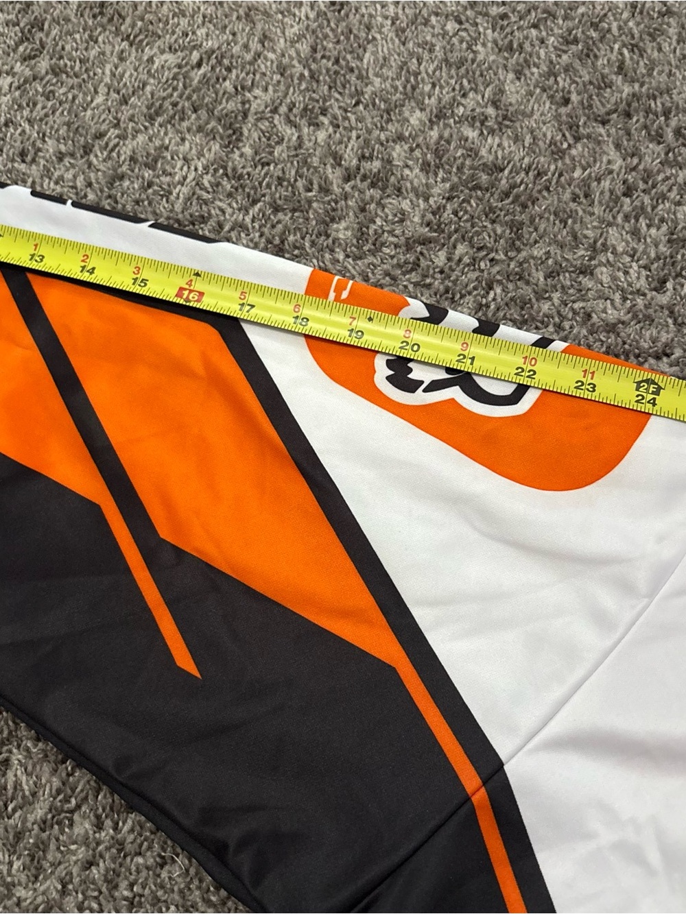 Vintage Fox Racing Orange Black White Motocross Jersey - Picture 6 of 7